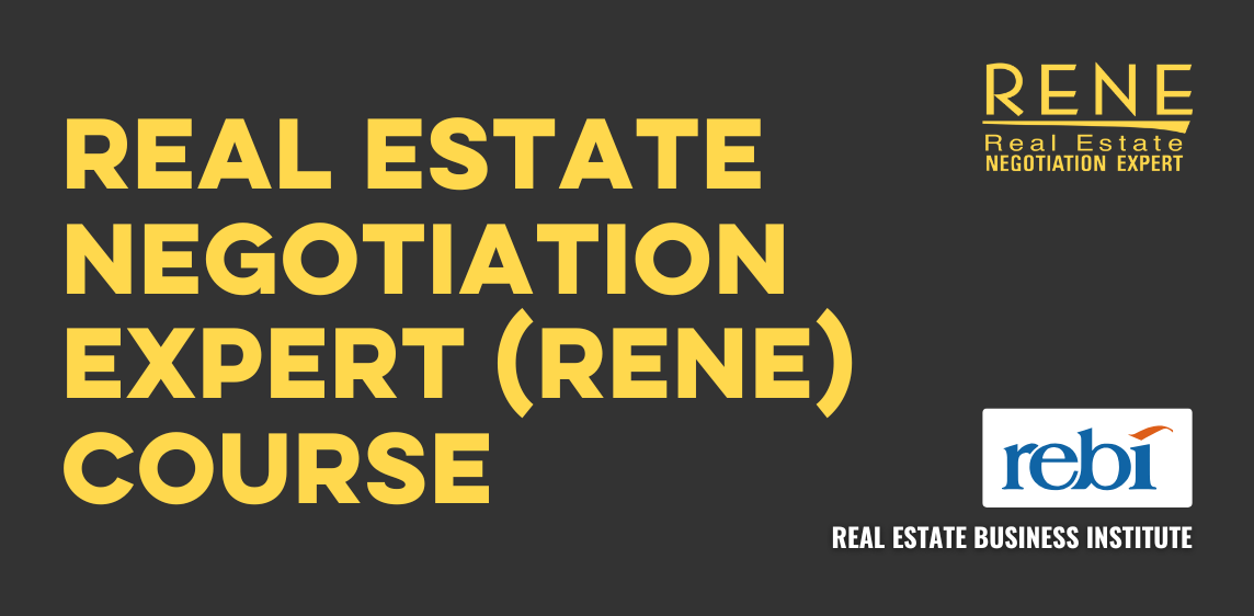 Real Estate Negotiation Expert (RENE) Course
